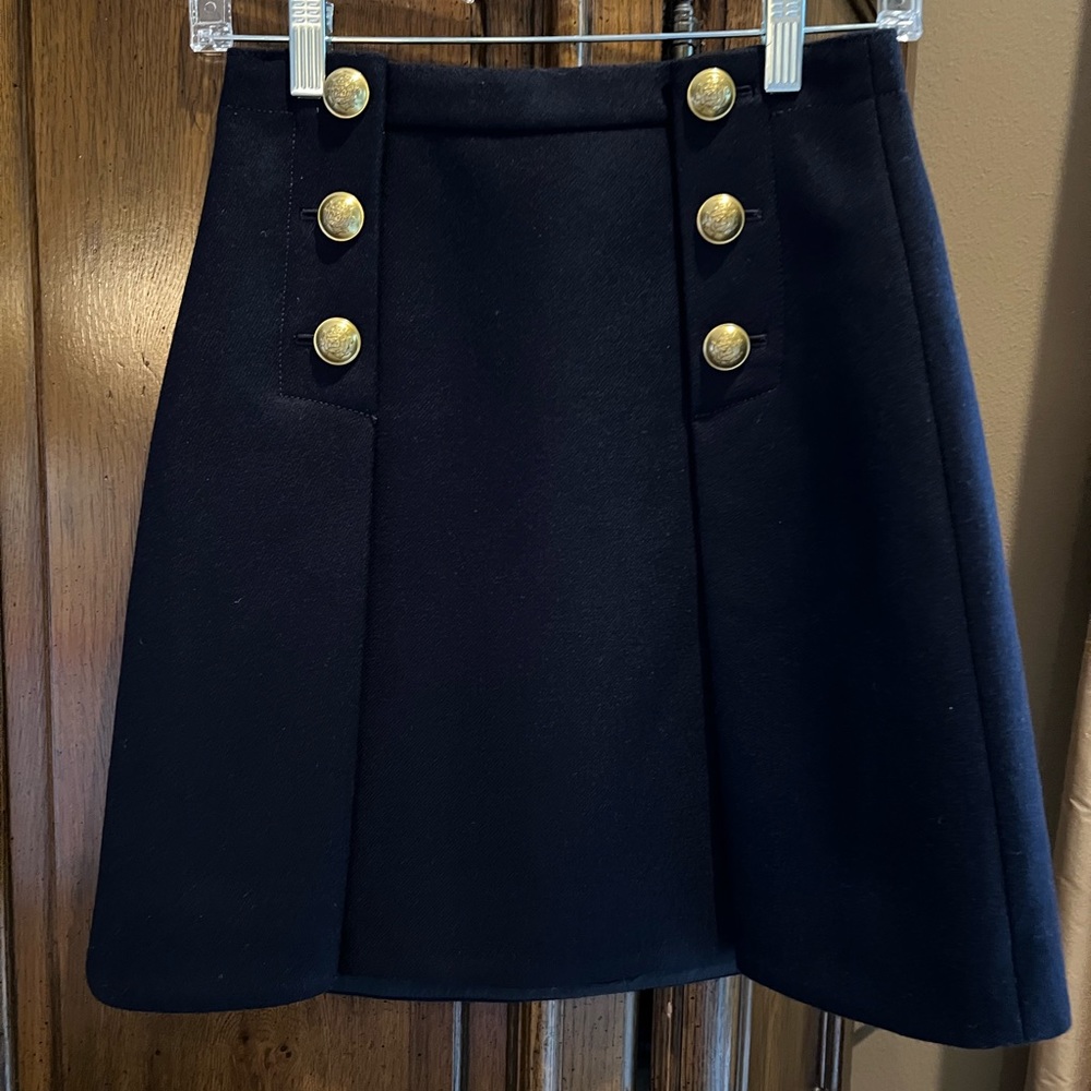 JCrew Navy Blue Skirt